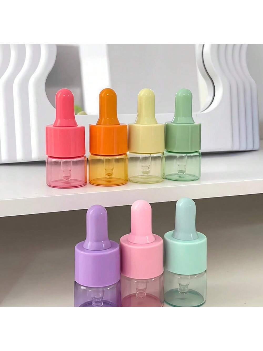 Juice Bottle Dropper - 5 Pcs 5ml 10ml 컬러 유리