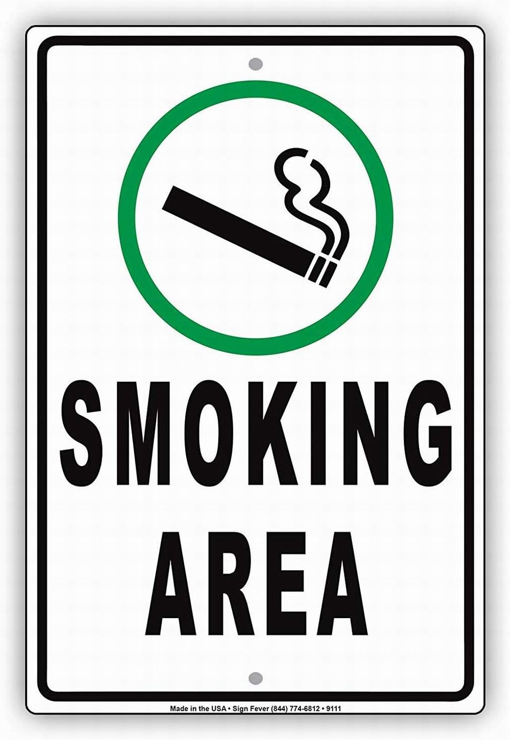 Vaping Store - 안전 표지판: 이 구역에서는 흡연 및