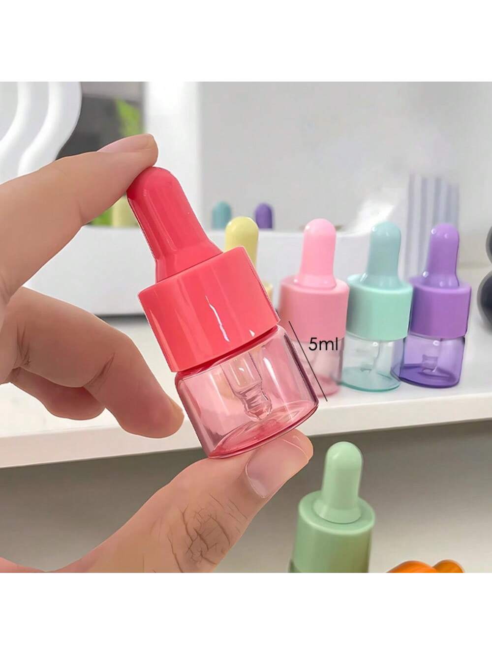 5 Pcs 5ml 10ml 컬러 유리 스포이드 병 빈  - Juice Bottle Dropper 리뷰 및 가격