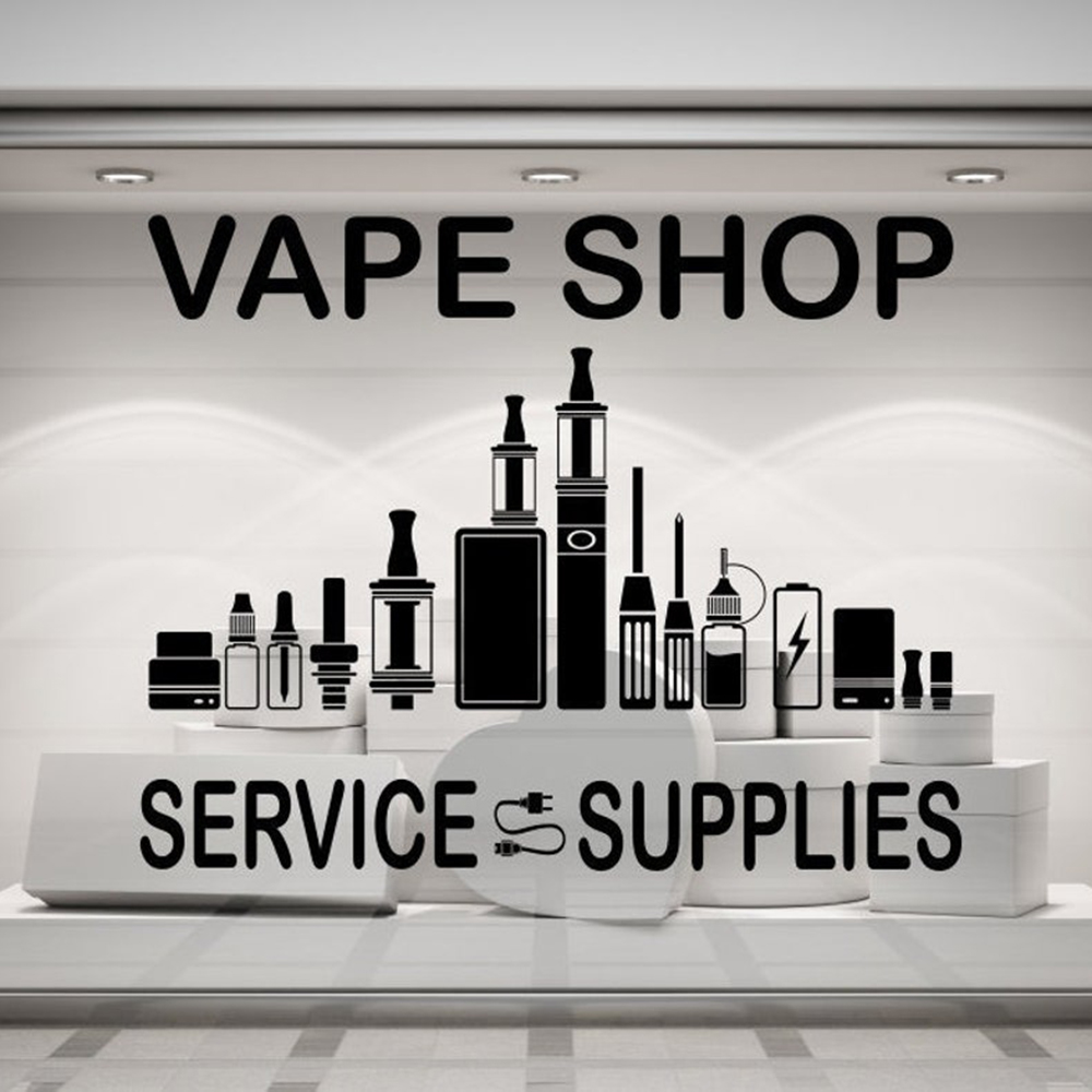 Vape Shop 전자 담배 서비스 및 용품, 창문 벽 - Vaping Shop 리뷰 및 가격