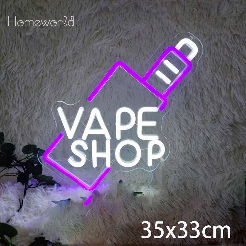 VAPE Shop 연기 가게에 대한 네온 사인 LED  - Vaping Store 리뷰 및 가격