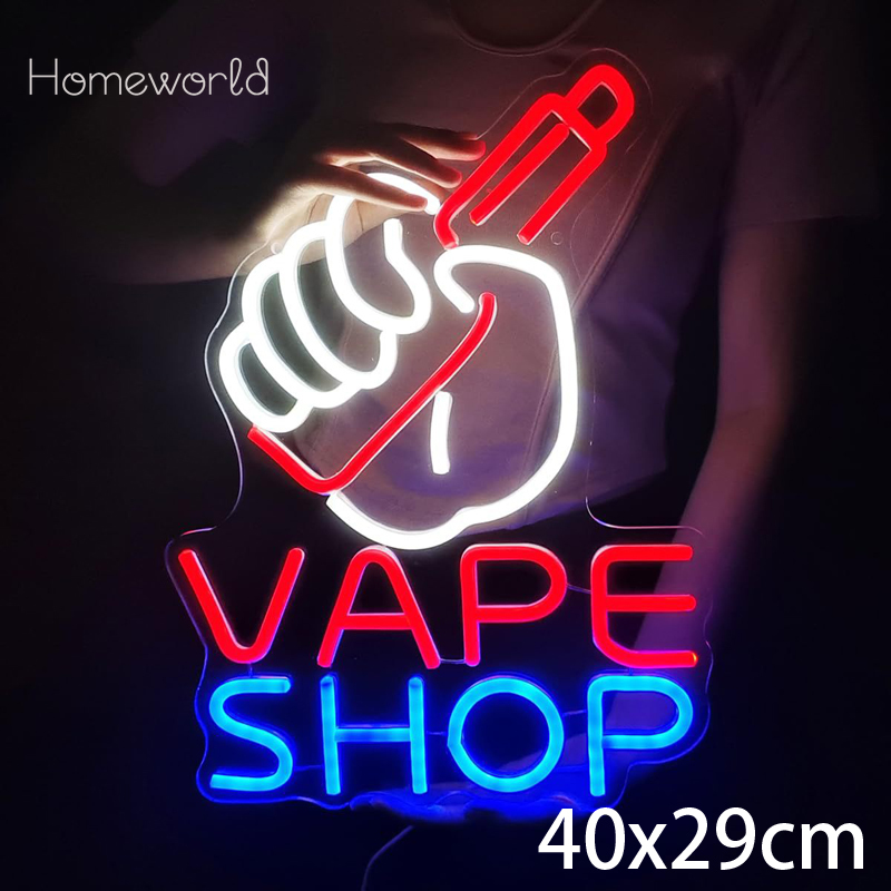 VAPE Shop 연기 가게에 대한 네온 사인 LED  - Vaping Store 리뷰 및 가격