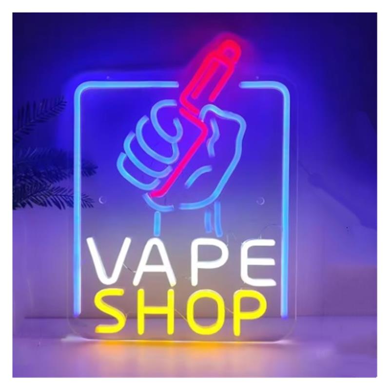 베이프샵 네온사인 LED 조명, 남자들의 숨은처, 매장 - Vaping Store 리뷰 및 가격