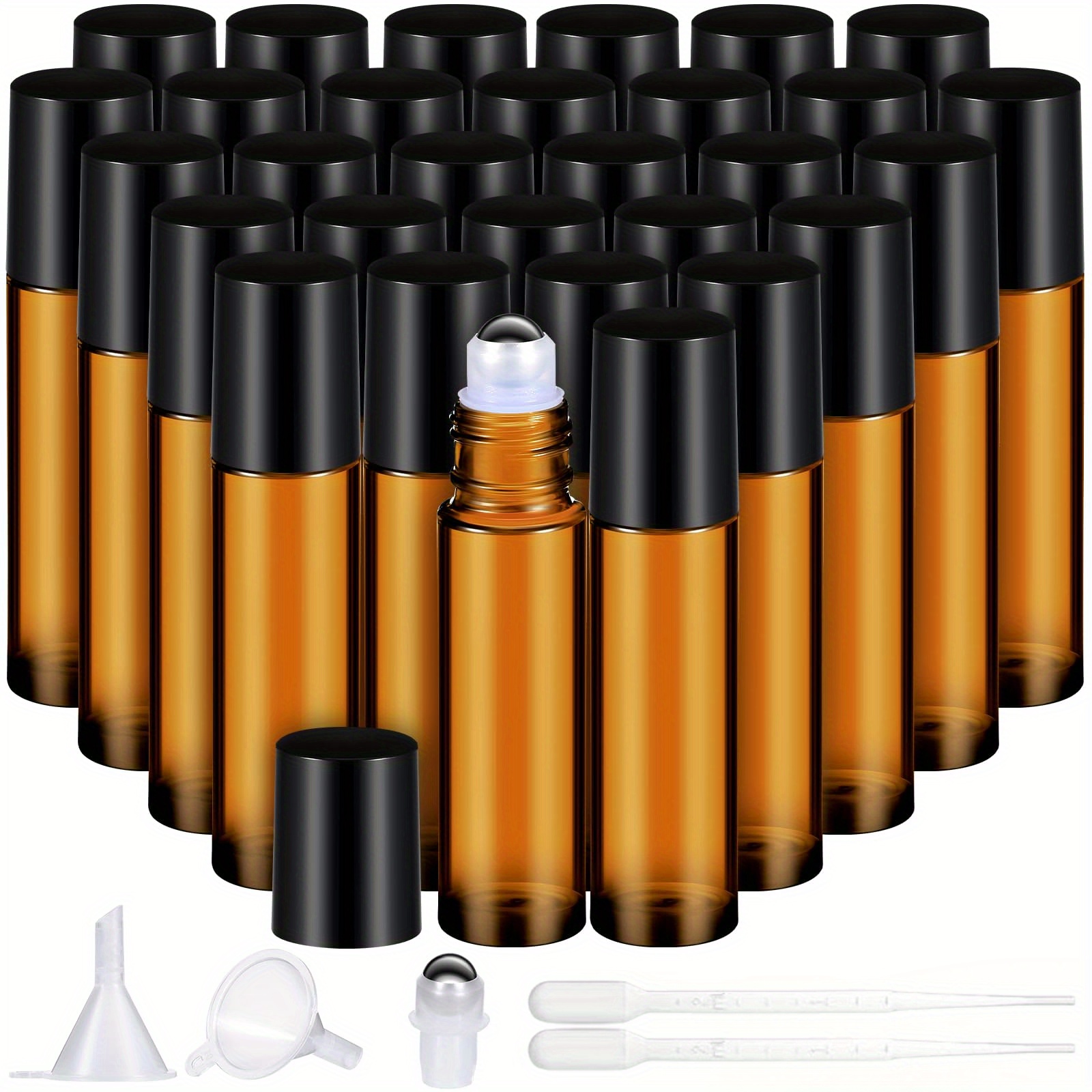 8/30pcs 유리 롤 온 병 10ml 빈 에센셜 오일 - Juice Bottle Dropper 리뷰 및 가격