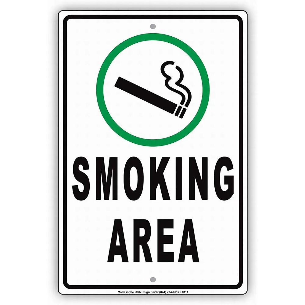 12x16인치 빈티지 안전 경고 금속 간판, 흡연 및  - Vaping Shop 리뷰 및 가격