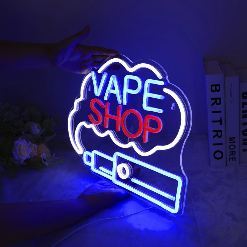 LED VAPE SHOP 연기 네온 사인 담배 가게 창 - Vaping Store 리뷰 및 가격