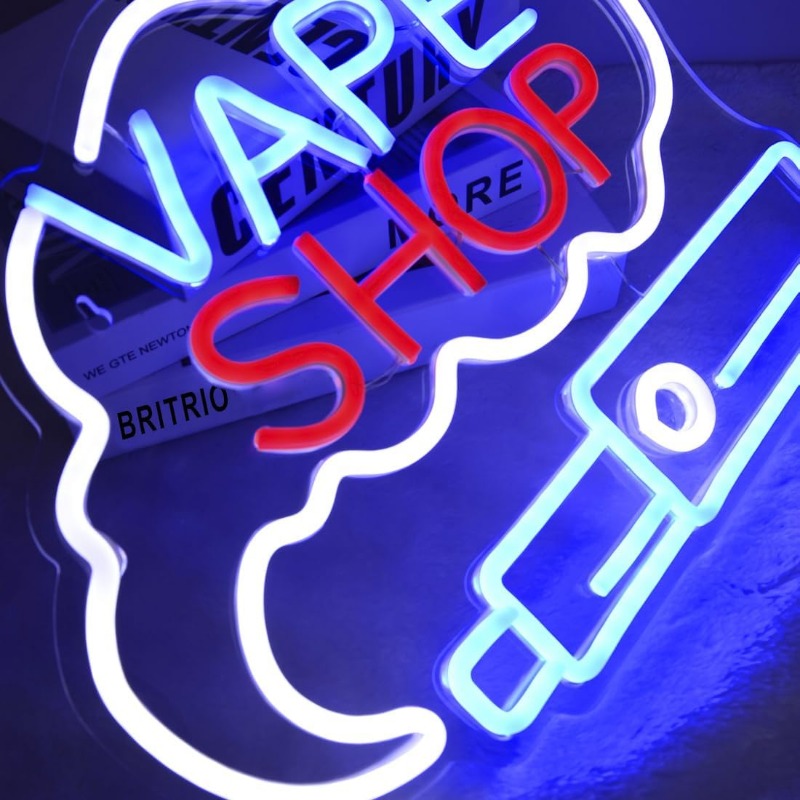 LED VAPE SHOP 연기 네온 사인 담배 가게 창 - Vaping Store 리뷰 및 가격